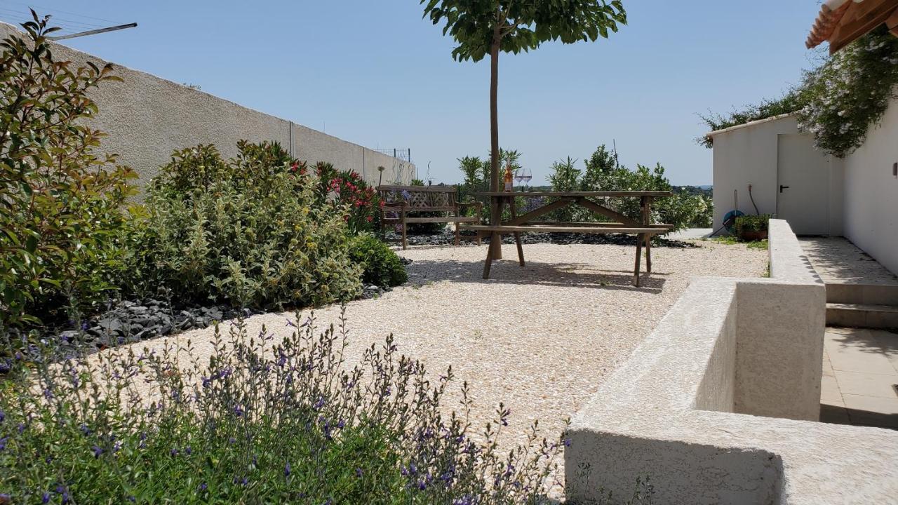 'Au Coeur Des Vignes' - Private Apartment & Garden Magalas Exterior foto